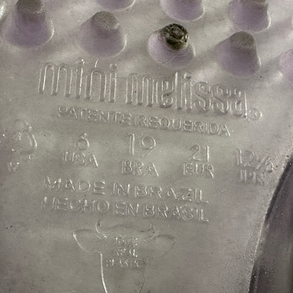 Mini Melissa Unicorn toddler sandals shoes sz 6 - Picture 5 of 5